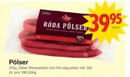 Matöppet Pölser, SEK 39.95 erbjuda