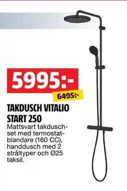 Bauhaus TAKDUSCH VITALIO START 250, SEK 5995 erbjuda