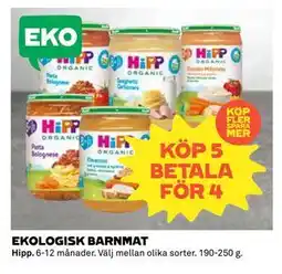 Coop Daglivs EKOLOGISK BARNMAT erbjuda