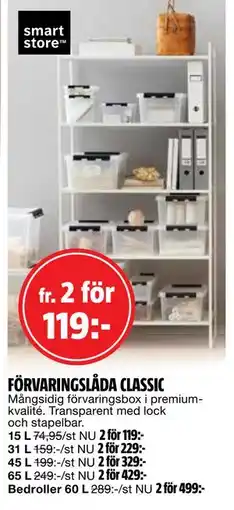 Bauhaus FÖRVARINGSLÅDA CLASSIC erbjuda
