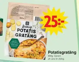 Matöppet Potatisgratäng, SEK 25 erbjuda