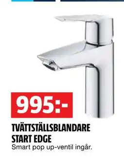 Bauhaus Tvättställsblandare GROHE Start Edge, SEK 995 erbjuda