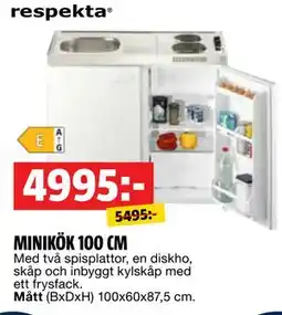 Bauhaus MINIKÖK 100 CM, SEK 4995 erbjuda