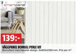 Bauhaus VÄGGPANEL BOMULL PERLE VIT, SEK 139 erbjuda