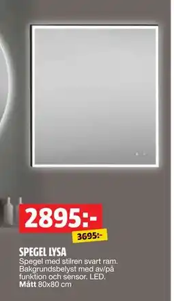Bauhaus SPEGEL LYSA, SEK 2895 erbjuda
