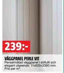Bauhaus VÄGGPANEL PERLE VIT, SEK 239 erbjuda