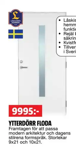Bauhaus YTTERDÖRR FLODA, SEK 9995 erbjuda