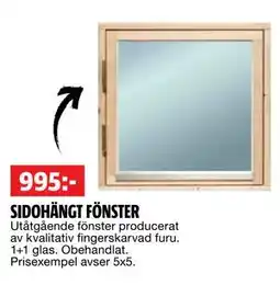 Bauhaus SIDOHÄNGT FÖNSTER, SEK 995 erbjuda