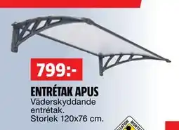 Bauhaus ENTRÉTAK APUS, SEK 799 erbjuda