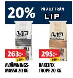 Bauhaus 20% PÅ ALLT FRÅN LIP erbjuda