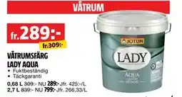 Bauhaus VÅTRUMSFÄRG LADY AQUA erbjuda