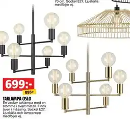 Bauhaus TAKLAMPA OSLO, SEK 699 erbjuda