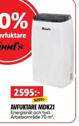 Bauhaus AVFUKTARE MDK21, SEK 2595 erbjuda