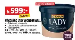 Bauhaus VÄGGFÄRG LADY WONDERWALL erbjuda