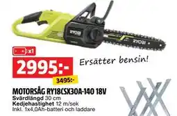 Bauhaus MOTORSÅG RY18CSX30A-140 18V, SEK 2995 erbjuda