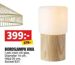 Bauhaus BORDSLAMPA VIKA, SEK 399 erbjuda
