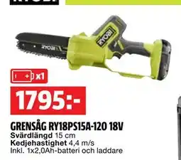 Bauhaus GRENSÅG RY18PS15A-120 18V, SEK 1795 erbjuda