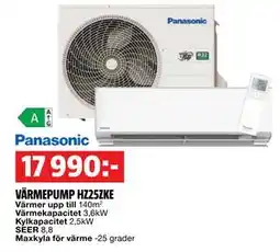 Bauhaus VÄRMEPUMP HZ25ZKE, SEK 17990 erbjuda
