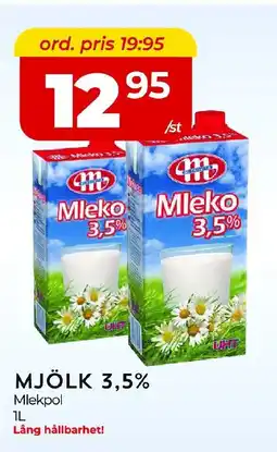 Matrix Butikerna Mlekpol Mjölk 3,5% erbjuda