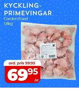 Matrix Butikerna Garden Food Kyckling- primevingar erbjuda