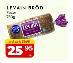 Matrix Butikerna Fazer Levain bröd erbjuda