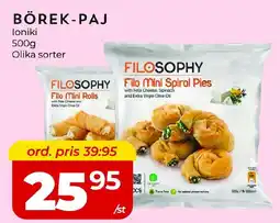 Matrix Butikerna Börek-paj erbjuda