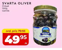 Matrix Butikerna Midyat Svarta oliver erbjuda