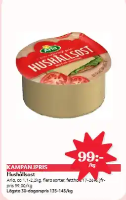 Hemköp Arla Hushållsost erbjuda