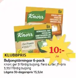Hemköp Knorr Buljongtärningar erbjuda
