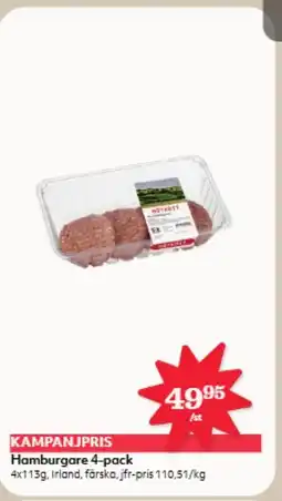 Hemköp Hamburgare erbjuda