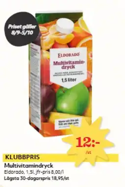 Hemköp ELDORADO Multivitamindryck erbjuda