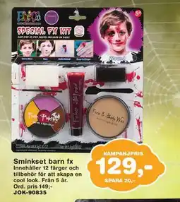 Lekextra Sminkset barn fx, SEK 129 erbjuda