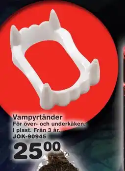 Lekextra Vampyrtänder, SEK 25 erbjuda