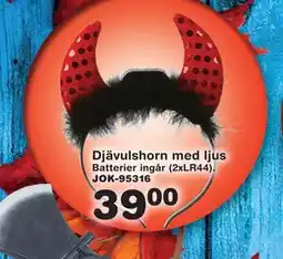 Lekextra Djävulshorn med ljus, SEK 39 erbjuda