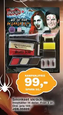 Lekextra Sminkset skräck, SEK 99 erbjuda