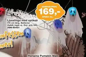 Lekextra Ljusslinga med spöken, SEK 169 erbjuda