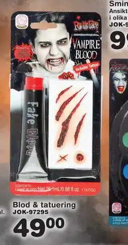 Lekextra Blod & tatuering, SEK 49 erbjuda