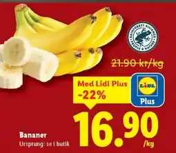 Lidl Bananer erbjuda