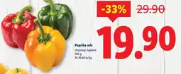 Lidl Paprika mix erbjuda