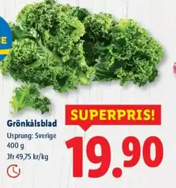 Lidl Grönkålsblad erbjuda