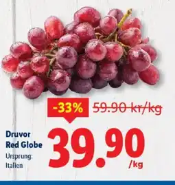 Lidl Druvor Red Globe erbjuda