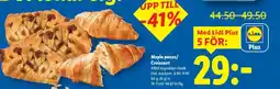 Lidl Maple pecan/ Croissant erbjuda