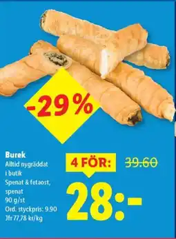 Lidl Burek erbjuda