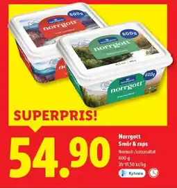 Lidl Norrgott Smör & raps erbjuda