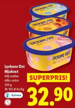 Lidl Lyckans Ost Mjukost erbjuda