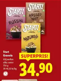 Lidl Start Granola erbjuda