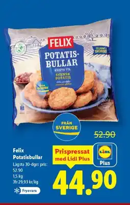 Lidl FELIX Potatisbullar erbjuda