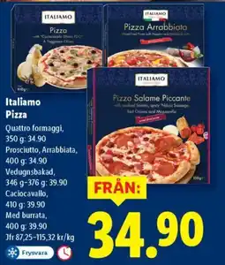 Lidl ITALIAMO Pizza erbjuda