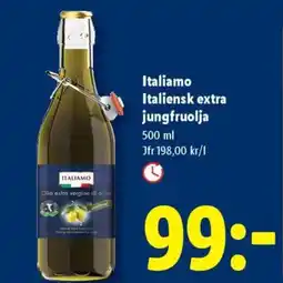 Lidl ITALIAMO Italiensk extra jungfruolja erbjuda
