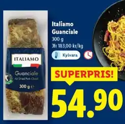 Lidl ITALIAMO Guanciale erbjuda